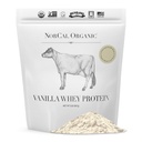 NorCal Organic Vanilla Whey Protein - 2lbs 124; Grass- Fed, Single- Origin Vanilla 124; Certified Non-GMO & American Humane from California Farms