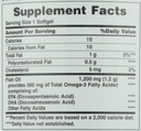 Nature 's Bounty Fish Oil, Supports Heart Health, 1200 Mg, Rapid Lease Softgels, 200 Ct (Paket 2)