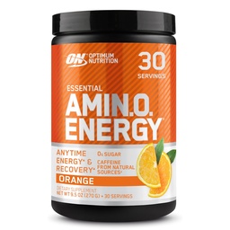 Optimum Nutrition Amino Energy - Pre Workout with Green Tea, BCAA, Acids, Keto Friendly, Green Coffee Extract, Energy Powder - Orange Cooler, 30 Servings (Packaging May Vary)