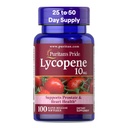 Puritan 's Pride Premium Lycopene 10mg, Dietary Suplement for Prostate, Antioksidant, Heart Health, and Overall Health Suftgels 100 Rapid RAPI
