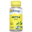 SOLARAY Nettle 900 mg - Organic Nettle Leaf Supplement - Kidney, Urinary, dan Prostat - Penggunaan Tradisional untuk Allergy Response dan Repiratory Wellness - Vegan - 50 Servings, 100 Vevencaps