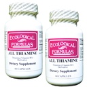 Formula Ekologi Semua Thiamine Vitamin B1 50 mg, 2 X 60 Capsules
