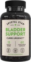 Crystal Star Bladder Support (60 Kapsul) - Herbal Suplemen Fungsi Budder Sehat - Cranberry, Dandelion & Fenugreek - Membantu Bladder dan Incontinuence - Non-GMO