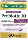 Probilisasi oleh Nature 's Nature' s Nature 's Nace, Kekuatan Ultra Probiotic 10, Immune Health & Digetical Keseimbangan, 60 Kapsul