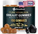 Shilajit for Men and Women - Shilajit Gummies - Shilajit Pure Himalaya 124; 600mg Shilajit, 150 Gummies (75 Pelayan)