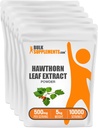 BulkSuplements.com Hawthorn Extract Powder - Hawthorn Leaf Suplement - Herbal Suplemen, Vegan & Gluten Bebas, 500mg per Serving, 5kg (11 pon) (Paket 5)