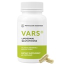 Physician Designed VARS Liposal Glutathione Capsules - Patenating Antioxidant Diwedding Suplemen, Anti- Aging, Detoksifikasi, Membentengkan Sistem Imune, Manajemen Energi Skin Brightening, 60 count