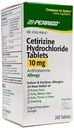 Perrigo Cetirizine Hydrochloride Tablets 10mg, 300.000-Count