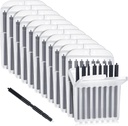TrealCo 96 Pcs Hearing Aid Ear Wax Guard Filter Cerumen Stop Cleaning Accesories Hearing Aid Cleaning Kit with Carry Case Compatible with Phonak, Widex, Resonal Wax Traps, 12 Packs