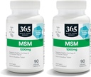 365 oleh Whole Foods Market, MSM 1000Mg, 90 Tablet (Paket 2)