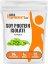 BulkSuplements.com Soy Protein Isolate Powder - Vegan Protein Powder, Unflashted - Pure & Gluten Free, 30g per Serving, 1kg (2.2 lbs) (Pack of 1)