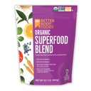 BetterBody Foods Organic Superfood Powder dengan Protein, Vitamin C, E, dan B12 (12,7 oz)