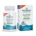 Narac Algae DHA - 90 Soft Gels - 500 mg Omega- 3 DHA - Sertifikasi Vegan Algae Oil - Plant - berbasis DHA - Otak, Dukungan Sistem Mata & Gugup - Non-GMO - 45