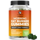 Morning Fat Burner Gummies 124; Weight Los for Women & Men & 4; Appetite Supressant & Metabolism Booster Booster; Thermogenic Belly Fat Burner dengan Green Tea, Garcinia, Green Coffee Bean & More 124; 60 Gumies