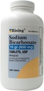 Rising Pharma - Sodium Bicarbonate 650mg - Antax Digunakan untuk Intrable Acid, Heartburn, Sour Perut Upset - 1000 Tablet