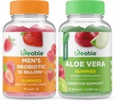 Probiotik Lifeable Men 10 Miliar + Aloe Vera, Gummies Bundle