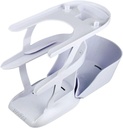 Caddy Navage Countertop - Penyimpanan Caddy Organizer untuk Sistem Irrigation Navage - 3- Tier Nose Cleaning Organizer dengan Detaclinous Tray - Plastic Caddy Only-Nasal Care Accessories