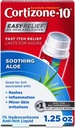 Cortizone -10 Maksimal Kekuatan Soothing Atch Relief No Mess Applicator, 1% Hydrocortisone, Fast, Anti- Itch Liquid for Bug Bite, Rash, Eczema, Psoriasis, Poison Ivy, Oak & Sumac, 1.25 flflloz