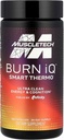 MuscleTech Burn iQ Thermo Tambahan bahan bakar dengan Paraxanthy Enhanced Energy & Cognition for Men and Women 100 Count