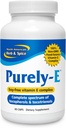 Utara AMERIKA HERB & SPICE Pure-E - 60 Capsules - Mendukung Rambut Sehat, Skin & Nails - Soy- Free Vitamin E Complex from Sunflower Oil, Pumpy Seeds & Africa Palm Oil - Non-GMO - 60 Servings