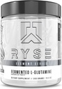 RYSE Element Series Fermentasi L-Glutamine Amino- Acid 124; Muskular & Cellular Recovery & Hydration 12.4; Gut, Intestinal, & Imune Kesehatan 124; 60 Servis