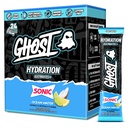 Paket Hidration GHOST, Air Samudera Sonic, 24 Tongkat, Bubuk Elektrolit - Minum Suplemen Mix dengan Magnesium, Posium, Kalsium, Vitamin C - Vegan, Bebas Soy, Gula & Gluten