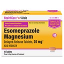 HealthCareAisle Esomeprazole Magnesium Delayed- Release Tablet, 20mg - 42 Count - Reducer Acid, Menyediakan Bantuan Heartburn