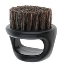 Salon Barber Wood Bristles Hair Beard Cleansing Grooming brush Men 's Mustache Comb - Black