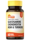 Sundance Glucosamin Chondroitin MSM dan Turmeric 124; 60 Caplets 124; Double Power 124; Non-GMO dan Gluten Free Supplemen