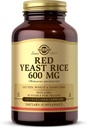 Solgar Red Yeast Rice 600 mg - 120 Vegetable Capsules - Non- GMO, Vegan, Gluten & Dairy Free, Kosher - 60 Servis