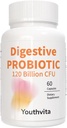 Progres with Pregories, 120 Milyar CFU, for Gut Health & Digetsy Support, Propoles for Women & Men, 60 Kapsul