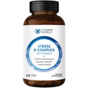 Vitamin World Stress Vitamin B Kompleks dengan Vitamin C, Timed Rilis High- Potency Vitamin B6, B12, Niasin, Folate & Biotin for Stress, Energy, Metabolisme & Imune Dukungan, Non-GMO, 120 Caplets