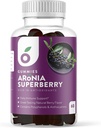 Aronia SuperBerry Gummies, Daily Immune Support, Rich in Antioksidan, Better Than Elderberry, Great Tasting Natural Berry Flavor, 60 Count (30 Day Suply) (SuperBerry)