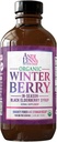 Andi Lynn 's Winterberry Black Elderberry Syrup - termasuk Black Elderberry, Cinnamon, Ginger, Honey & Lemon - Dukungan Ammune untuk Whole Family - Organic & Great Tasting Syrup 4oz