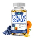 Kompleks Mata Total - Lutein + Bilberry + thiexanthin + Citrus Bioflavonoid - Supplemen Dukungan Ultra Vision untuk Mata Sehat 120 Softgeels, 60 Hari Suppply