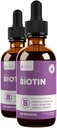 Rejuvia Health Active Biotin - Advanced Liquid Biotin Suplement - 5000mcg Dukung Hair Skin & Nails