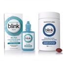 Blink Air Mata Lubricating Mata Drops, 1 fl oz (30 mL) Eye Care for Mild to Moderate Dry Eyes, Hayaluronate for Boosting Hydration Nuthears Proven Supplemen untuk Dry Eyes, 50 Softgels