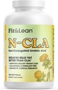 Fit & Lean N-CLA, Wheight Los Supplement, Reduces Belly Fat Than CLA, Boost Metabolism, Support Lean Muscle, Stimulant Free, Non Conjugation Linoleic Acid, 120 Pelayan (Packaging May Vary)