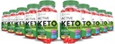 (10 Kemo ACV Gummies AktiveKeto Keto Gummies Apple Cider Formulated dengan Powder Beet Juice B12 Vegan Non GMO 600 Gummys