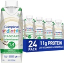 Kompleksi Standar Pediatrik 1.4mL, Tanaman Berdasarkan Kepakan Nutronionally Shake, Tabung Feeding Formula, Vanilla Flavor, 24 Pack