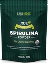 Spirulina Powder Organik (16 Ounce): Vegan Alamis Amino Accids