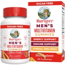 MaryRuth Organics Men 's Multivitamin Gummies 124; Vegan Vitamin for Imune Support 2.14; Non- GMO & Gluten Free Sugar Per Serving 124; 60 Count