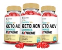 (3 Paket) Speedy Keto ACV Gummies Ekstrim 2000MG Speedy Keto Gummies Lanjutan Formula Apple Cider dengan Powder Powder Beet B12 Vegan Non GMO 180 Gummys