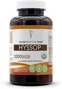 Rahasia Suku Hyssop USDA Kapsul Organik 124; Katup Vegetarian Tersertifikat, Suplemen Diet Herbal 124; Kantor Hyssopus Kering Herb (120 Count)