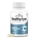 21 Century Heally Eyes with Lutein Tablet, (60 Count), Eye Vitamin & Mineral Suplement with Antioksidants for Vision Suplemen Kesehatan Mata untuk Orang Dewasa & Senir, Non GMO & Gluten Free