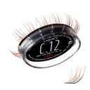 Lashify Curl 12mm Gossamer Extensions Refill, Ginger Color, DIY False Lashes for a Natural Look