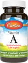 Carlson - Vitamin A Solubilized, 10.000 IU (3000 mcg RAE), Soluble Air, Vision Health, 250 Softgel