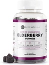 Kate Elderberry Gummies dengan Vitamin C dan Zinc untuk Orang dewasa & Anak-anak. Tasty Sambucus Elderberry Gummies for Immune Support (90 Gummies, 45 Day Supply)