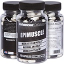 Enhanced Athlete Epimuscle - Natural Anabolic, Increase Lean Mass, Reduce Myostatin, 250mg Pure Epicatechin / 60 Capsules