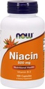 Sekarang makanan Niacin Vitamin B-3 500 mg. - 100 Capsules (Multi- Pack)